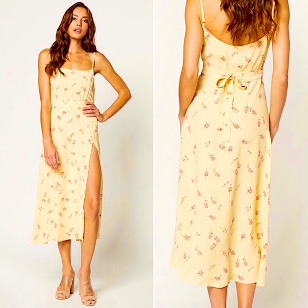 Flynn Skye Yellow Floral Hazel Dress